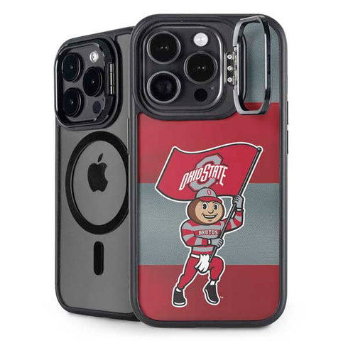 Ohio State University OSU Buckeyes Flag iPhone 16 Pro Kickstand Case